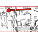 Frontmasken-Ausbauhilfe (2)  - KS Tools 400.2077