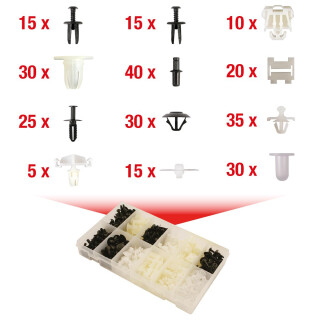 Befestigungs-Clip-Satz für Mercedes, 270-tlg - KS Tools 420.0450