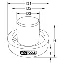 Simmerring-Einbauwerkzeug für Scania Getriebe +...