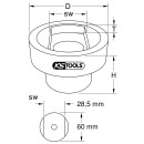 Blattfederbolzen-Stecknuss für Volvo, 28,5x60mm - KS...