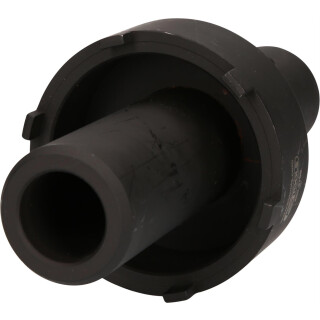 3/4" Nutmuttern-Schlüssel mit 6 Zapfen, Führungsrohr für Mercedes-Trailer-Achsen, Innenzapfen Ø 82mm - KS Tools 460.3790