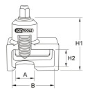 Kugelgelenk-Ausdrücker für Volvo, 85,0mm - KS...