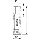 SlimPOWER Alu-Felgen Kraft-Stecknuss, extra lang, 17 mm - KS Tools 515.0617