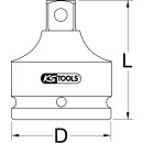 1/2" Kraft-Reduzieradapter, 1/2"F x 3/8"M...