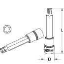 1/2" Bit-Stecknuss für RIBE-Schrauben, extra...