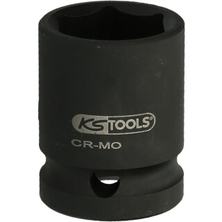 1" Sechskant-Kraft-Stecknuss, kurz, 34mm - KS Tools 515.1734