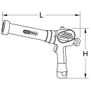 Akku-Kartuschen-Pistole 310 ml ohne Akku und...