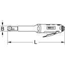 Langschaft-Druckluft-Stabschleifer, 23.000 U/min - KS Tools 515.5415