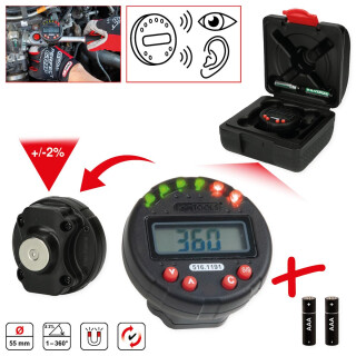 Digitaler Drehwinkelmesser mit Magnet, Ø 55,0 mm - KS Tools 516.1191