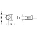 14x18mm Einsteck-Ringschlüssel, 13mm - KS Tools...