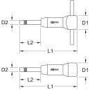 1/4" ESD Drehmomentschraubendreher festeingestellt, 5-60cNm - KS Tools 516.3915