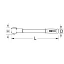 Festeingestellter Überratsch-Drehmomentschlüssel, 4-10Nm - KS Tools 516.5001