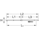 1/2" ALUTORQUEprecision-Drehmomentschlüssel, 20-120Nm, Rechtsanzug, Einzelvierkant - KS Tools 516.5034