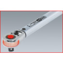 1/2" ERGOTORQUE®precision Ratschen-Drehmomentschlüssel, 40-200Nm, rot - KS Tools 516.6542