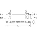 Innensechskant-Doppel-Gelenkschlüssel, 5x6mm - KS...