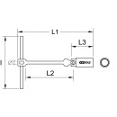 T-Griff Zündkerzenschlüssel, 21mm - KS Tools 517.1134