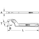 Gelenk-Hakenschlüssel mit Zapfen, 80-120mm - KS Tools 517.1326