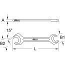 Doppelmaul-Kraftschlüssel, 18x19mm - KS Tools 517.1418