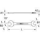 CHROMEplus Doppel-Maulschlüssel, 10x11mm - KS Tools 518.0704