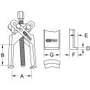 Universal-Abzieher 2-armig, 10-140mm - KS Tools 620.5202