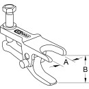 Universal-Kugelgelenk-Ausdrücker, 60-80mm - KS Tools 670.0122