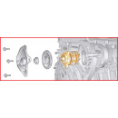 VW Wasserpumpen-Demontage-Werkzeugsatz, 3-tlg - KS Tools 700.1900