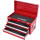 Werkzeugtruhe mit 3 Schubladen-rot, L508xH255xB303mm  - KS Tools 891.0003