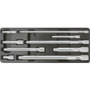 1/4"+3/8"+1/2" Verlängerungs-Satz, 9-tlg - KS Tools 911.0007