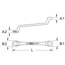 Torx-E-Doppel-Ringschlüssel, gekröpft, E6xE8 - KS Tools 911.0361