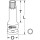 1/2" Kraft-Bit-Stecknuss Vielzahn, lang, M4 - KS Tools 911.0945