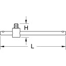 1/4" T-Griff mit Gleitstück, 110mm - KS Tools 911.1425