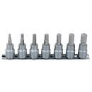 1/4" Bit-Stecknuss-Satz Innensechskant, 7-tlg2,5-8mm...