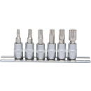 1/4" Bit-Stecknuss-Satz XZN, 6-tlg, M4-M10 - KS...