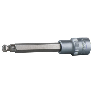 1/2" Bit-Stecknuss Innensechskant mit Kugelkopf, lang, 19mm - KS Tools 911.1669