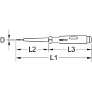 Spannungsprüfer mit Schutzisolierung 100-500 V, 140mm - KS Tools 911.2176