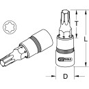 1/4" Bit-Stecknuss TorxPlus, IP20 - KS Tools 911.3148