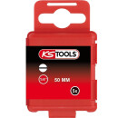 1/4" Bit Schlitz, 50mm, 10mm, 5er Pack - KS Tools...