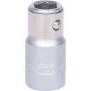 1/4" Bit-Adapter-Stecknuss, mit Spannring - KS Tools 911.4327