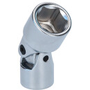 1/4" Sechskant-Stecknuss mit Gelenk, 13 mm - KS...