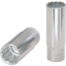 1/2" 12-kant-Stecknuss, lang, 1.1/4" - KS Tools...