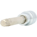 1/2" CHROMEplus Bit-Stecknuss XZN, lang, M10 - KS...