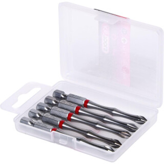 1/4" TORSIONpower Bit, 75mm, PH2, 5er Pack - KS Tools 918.3156
