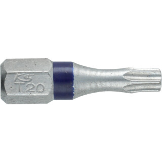 1/4" TORSIONpower Bit Torx, 25mm, TB20, mit Bohrung - KS Tools 918.3615