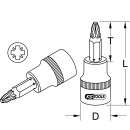 3/8" CHROMEplus Bit-Stecknuss, PZ2 - KS Tools 918.3878
