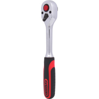 3/8" CHROMEplus Umschaltknarre, 72 Zahn, Kunststoffgriff - KS Tools 918.3890