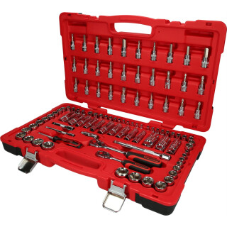 1/4"+3/8" CHROMEplus Steckschlüssel-Satz, 100-tlg - KS Tools 958.0699