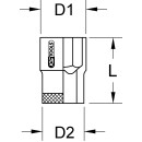 1.1/2" BRONZEplus Steckschlüsseleinsatz,...