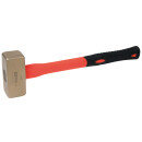 BRONZEplus Fäustel 1250 g, mit Fiberglasstiel - KS...