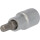 1/2" Innensechskant Bit-Stecknuss, 55 mm lang, 7 mm - Brilliant Tools BT022862