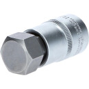 1/2" Innensechskant Bit-Stecknuss, 55 mm lang, 22 mm...